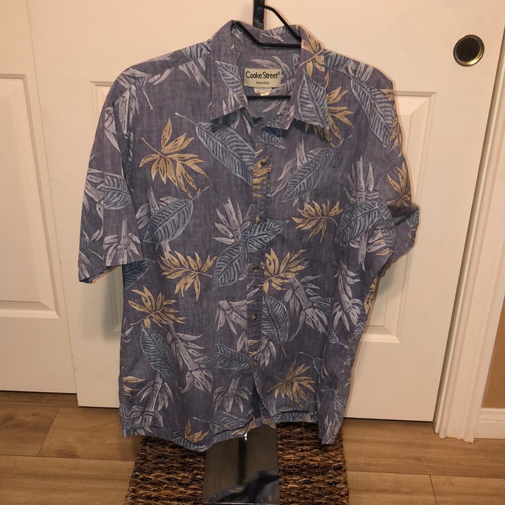Cooke Street Honolulu, men’s Hawaiian shirt, size large